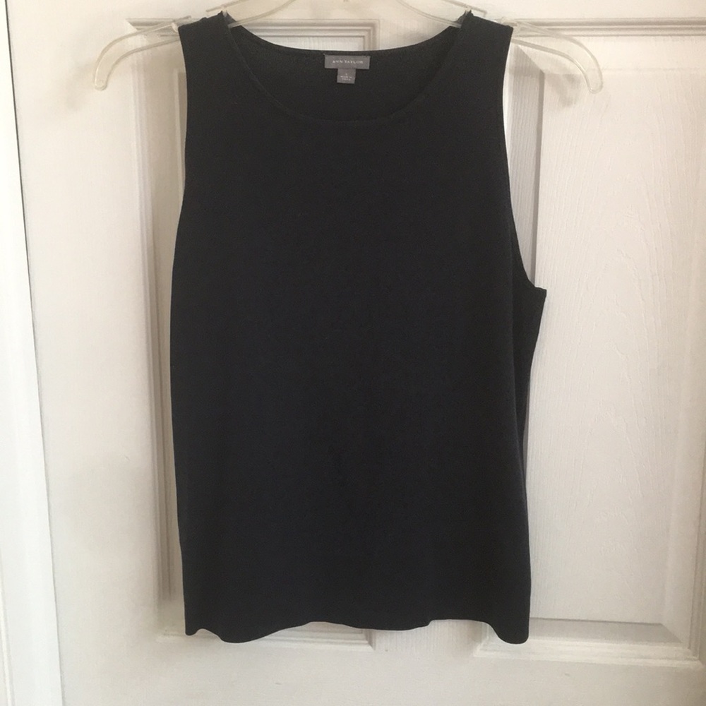 Ann Taylor Navy Blue size large tank top